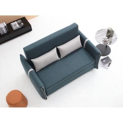 Leather Corner Solid Wooden Reception Sectional Modern Simple Leisure Living Room Multifunction High Elastic Foam Sponge Sofa