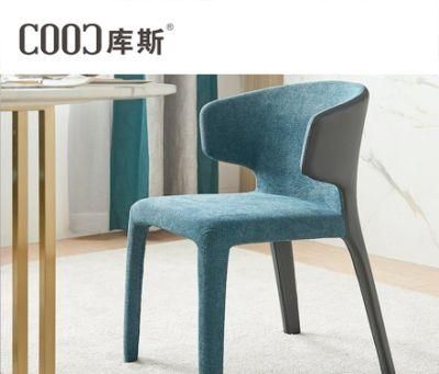 Italian Minimalist Style PU Fabric Modern Waiting Dining Chair (HYA-5206)