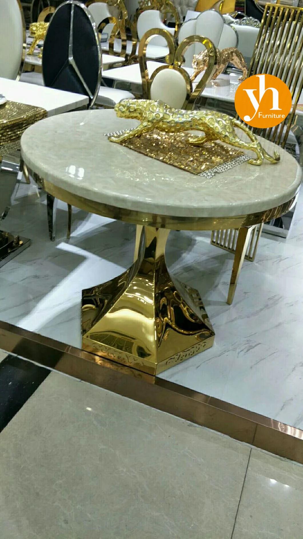 Gold Wedding Side Table New Funny Amusement Park Items Cake Sand Table