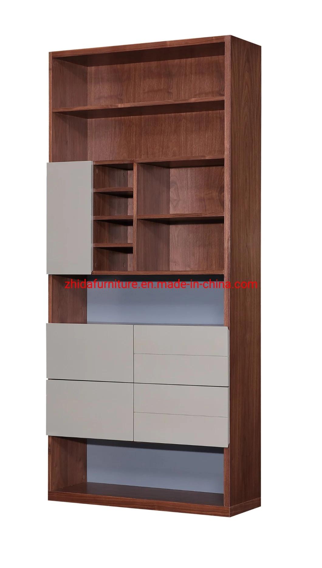 Living Room Wooden Panel Modern Style Bookshelf Bedroom Study Cabinet