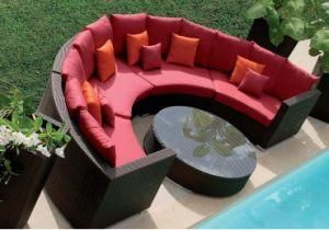 Outdoor Furniture UV-Resistan PE Rattan Sofa