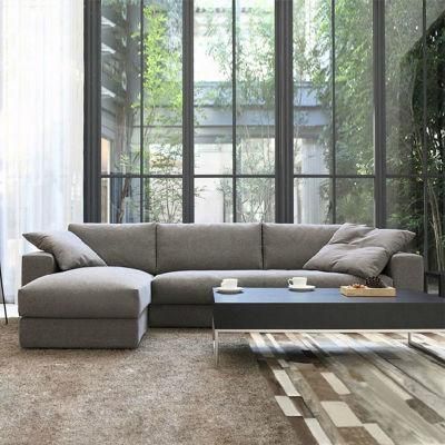 Wholesale Modern Hot Sell Home Living Room Wooden Frame Leisure Corner Sectional Sofa