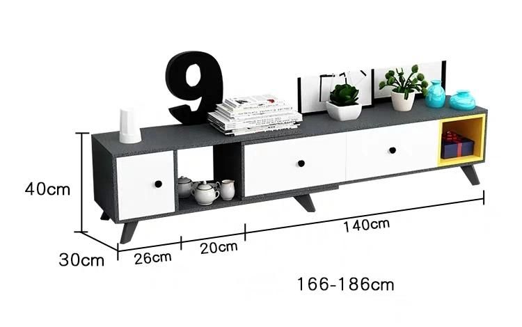 Foshan Home Hotel Furniture TV Unit Cabinet Coffee Table New Style TV Stand