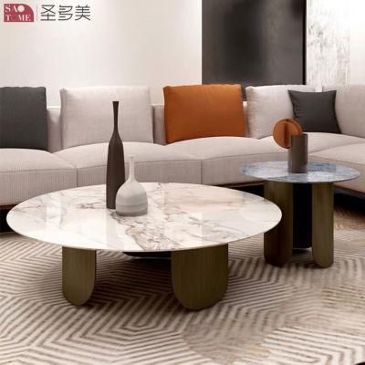 New Style Home Furniture Design Extendable Living Room Coffee Table Metal Side Table Bedroom Table Melamine Laminated Tea Table