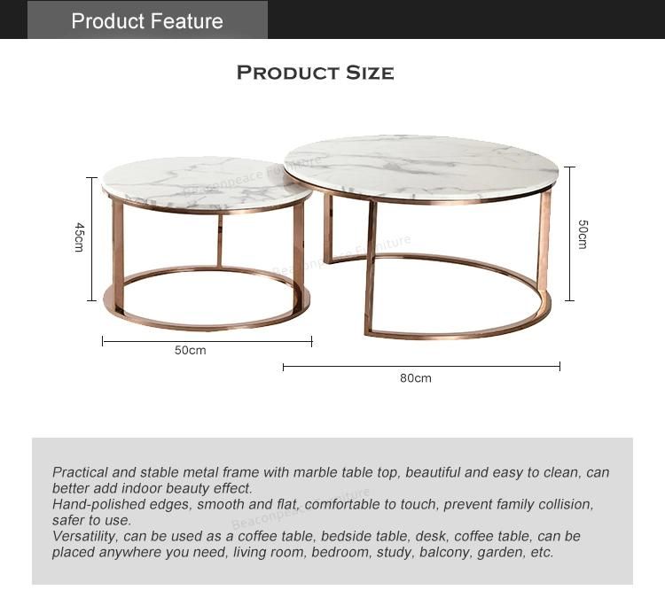 Modern Marble Luxury Brass Frame Smart Coffee Table