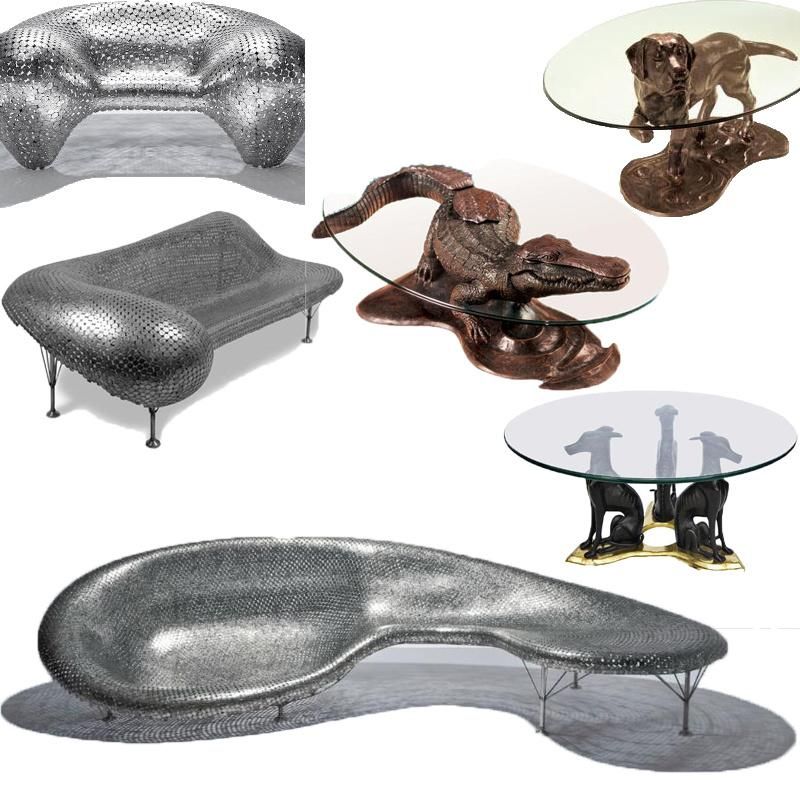 Metal Art Furniture Chairs and Tables