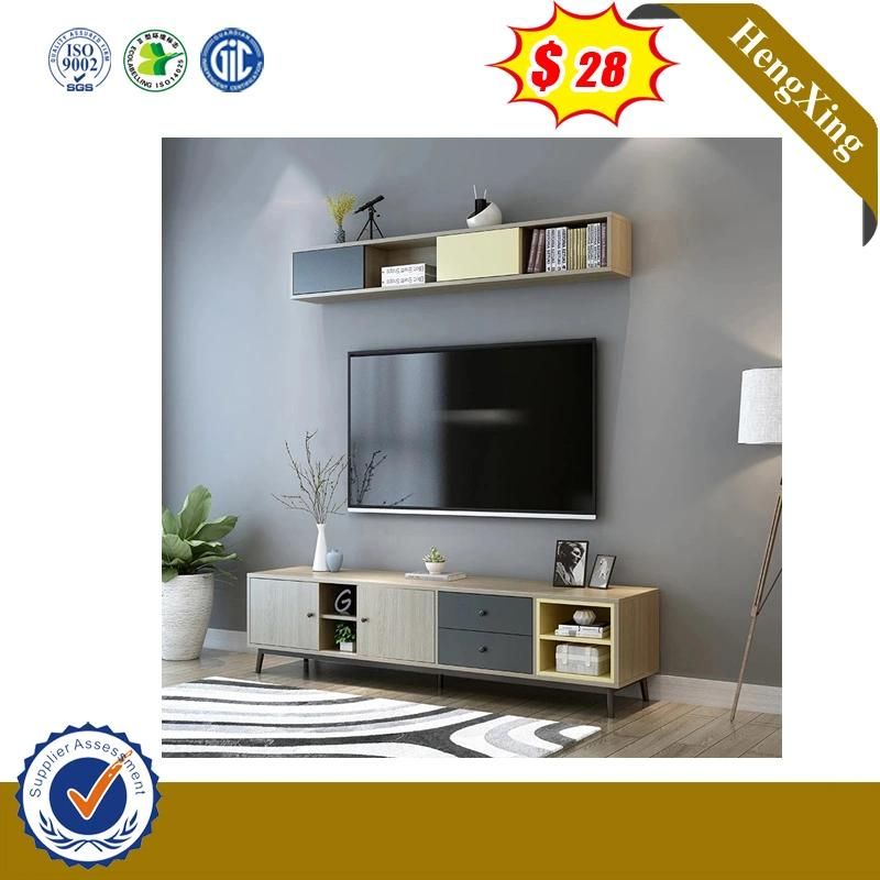 Hot Selling Modern Pure Color Metal Wooden Steel TV Desk