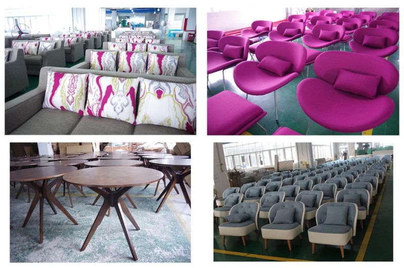 Zhida Foshan Factory Hotel Project Classic Style Home Furniture Living Room Sofa Side Wooden Square Table for Villa