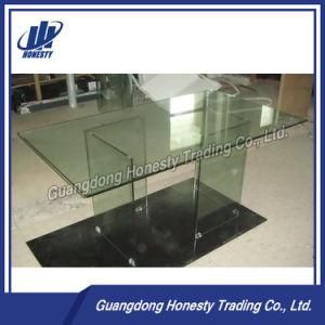 DB010s Top Quality Morden Stylish Tempered Glass Dining Table