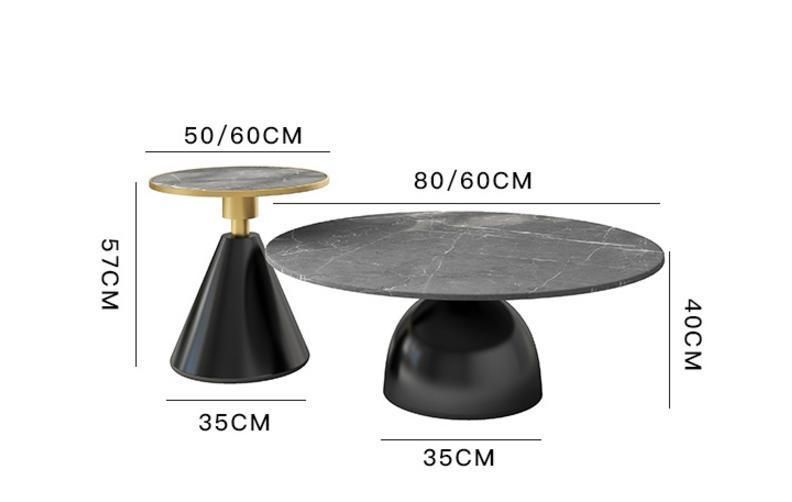 Matel Iron Golden Coffee Tables