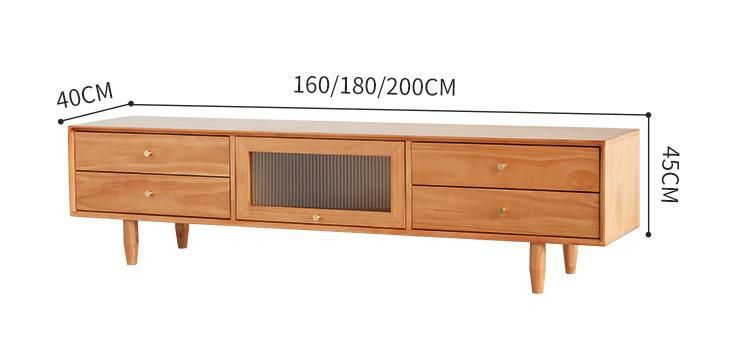 Living Room Furniture Brown TV Stand with Glass Door Wooden TV Cabinet Desk TV Stand TV Cabinets Furniture Antique Wooden TV Stands TV Mount Glass TV Stand