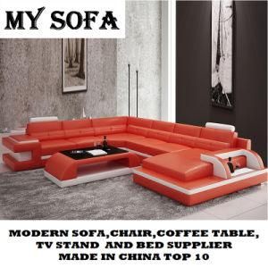 Modern Furniture Leisure Sectional Leather Sofa