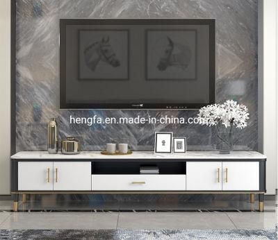 Modern Tea Table Combination Steel Legs TV Cabinet Stand