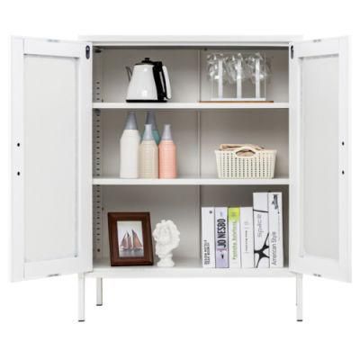 Hotel Furniture 2 Door Accent Steel Home Storage Cabinet