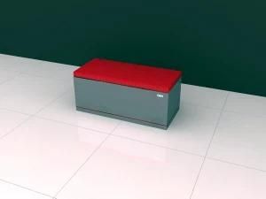 Branded Store Rectangular Wooden Shoe Fitting Bench