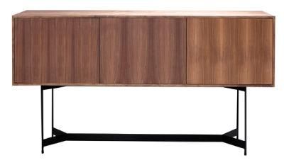 Modern Furniture Black Metal Leg TV Unit