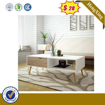 Natural Wood Color Foshan Furniture Coffee Desk Knock Down Coffee Table (Hx-8nr0864)