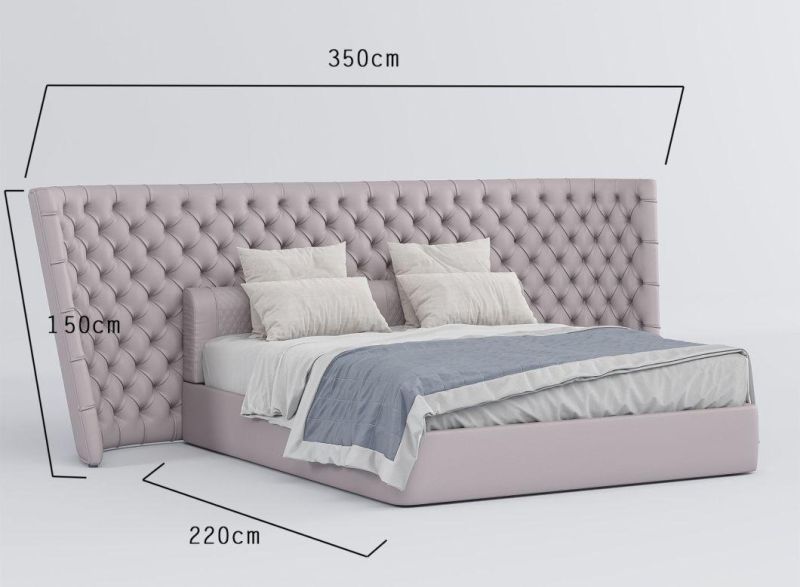 Factory Direct Sale Upholstered Beds Modern Contemporary Design Queen King Size Bed Luxury Home Hotel Bedroom Furniture