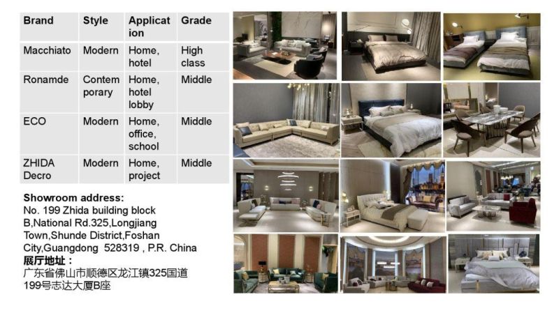 Hotel Apartment Villa Home Furniture Modern Living Room Metal Leg L Shape Corner Sectional Fabric Sofa