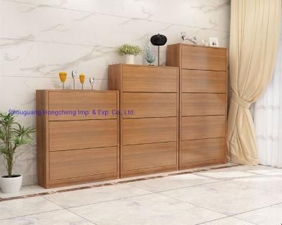 Modern Melamine Chipboard Home Shoes Cabinet