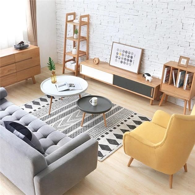 Simple Modern Living Room Furniture Wooden TV Stand Cabinet Sliding Door