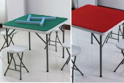 Lightweight Outdoor Furniture Square Folding Table for Dinner, Leisure, Study, Games