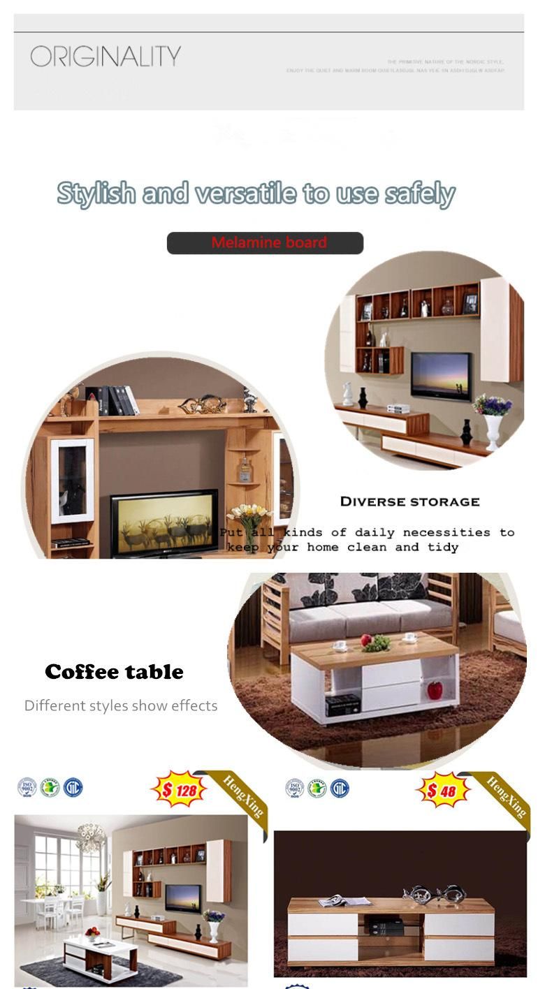 Hot Selling Living Room Furniture Modern Wooden TV Stand with Showcase (UL-9L0094)