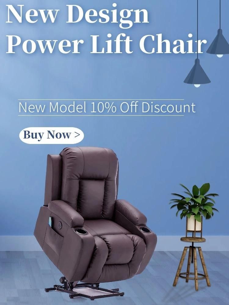 Jky Furniture Living Room Power Lift Chair Electric Riser Recliner with Remote Control