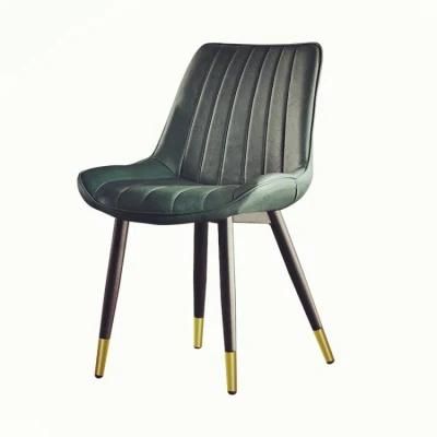 Loft Furniture Commercial Use Restaurant Dining Chair for Sale Retro Lounge Leather Living Room Side Chair