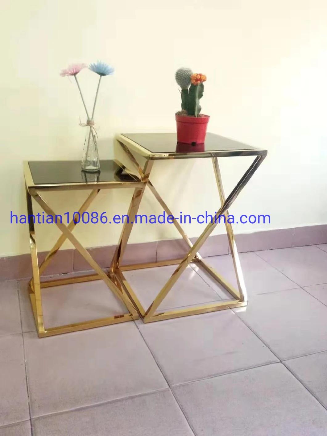 Clear Square Round Customized Table Glass Cheap Price Side Table