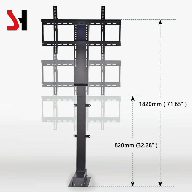 Easy Assembly Quite Fast Cabinet Wall TV Lift Mechanism