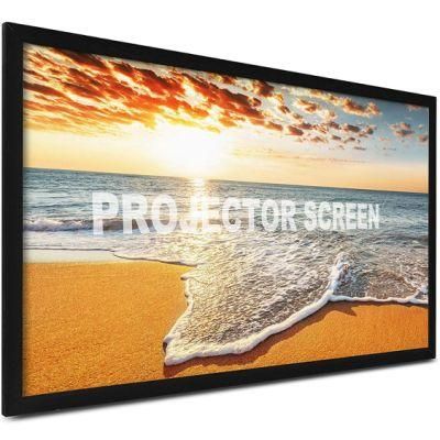 92inch Fixed Frame 3D Lexin 4K Movie Theater Projector Screen FF92hm