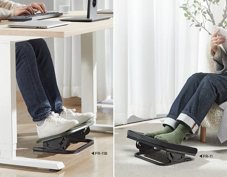 Lumi Legend Home Office Under Desk Footrest Ergonomic Highchair Tiltable Foot Rest