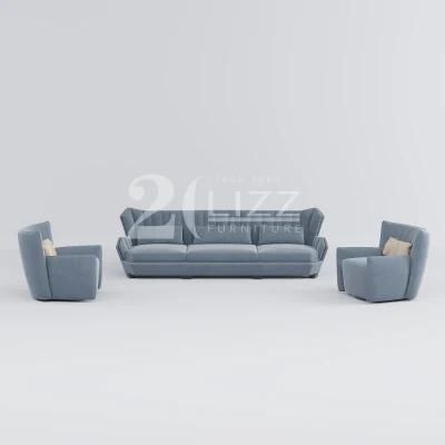 Exclusive 2022 New Design Modern Living Room Office Furniture Set Italian Style Home Center Lounge Fabric Sofa