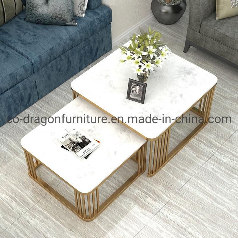 Fashion Hot Sale Square Metal Coffee Table for Home Furniture