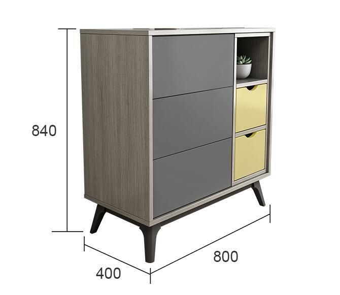 Modern Hotel Living Room Side Chest Drawers