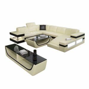 Imported Color Leather Made Fancy Home Sofa Set