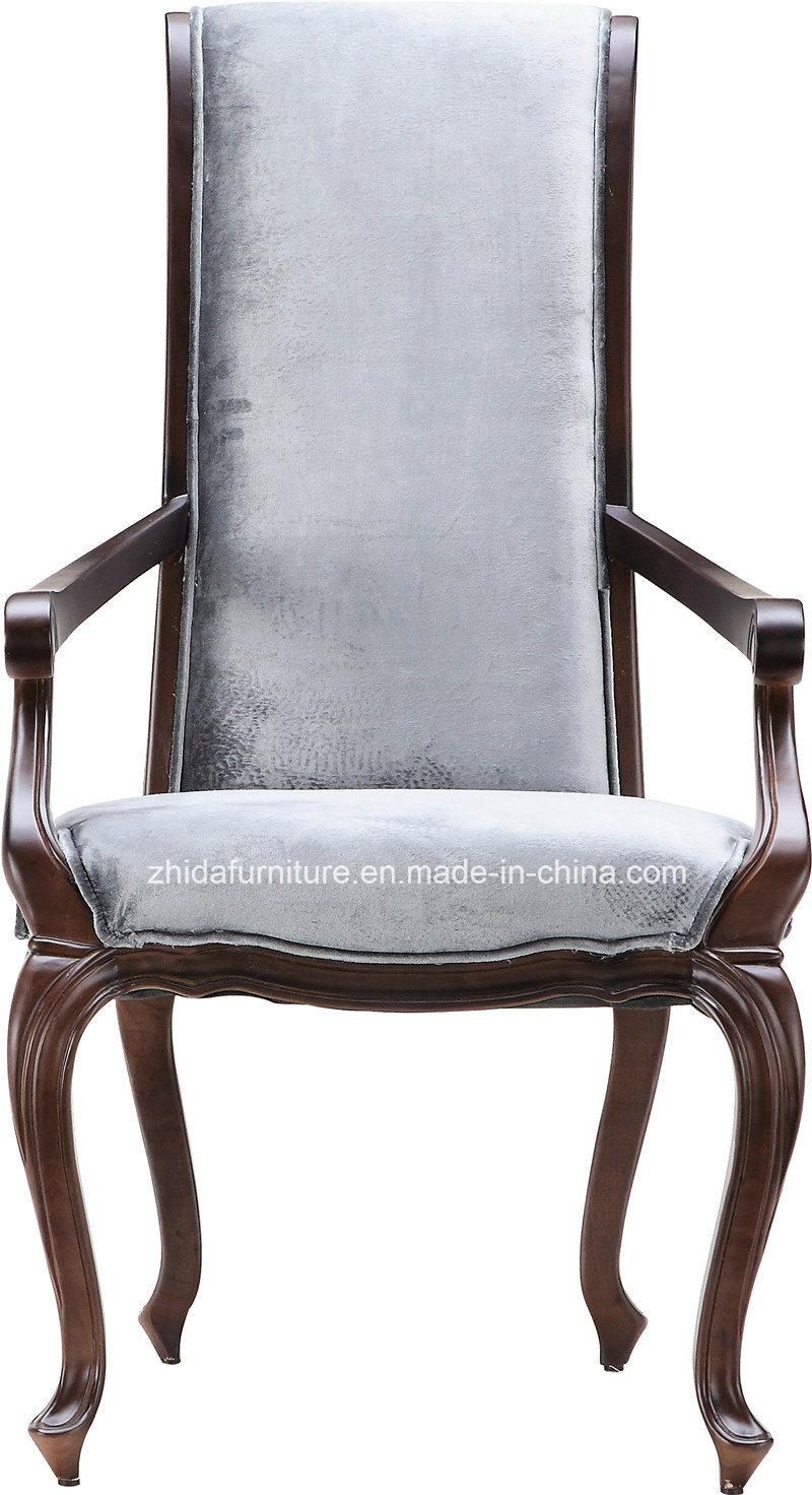 Solid Wooden Dining Chairs Modern Style Armchairs