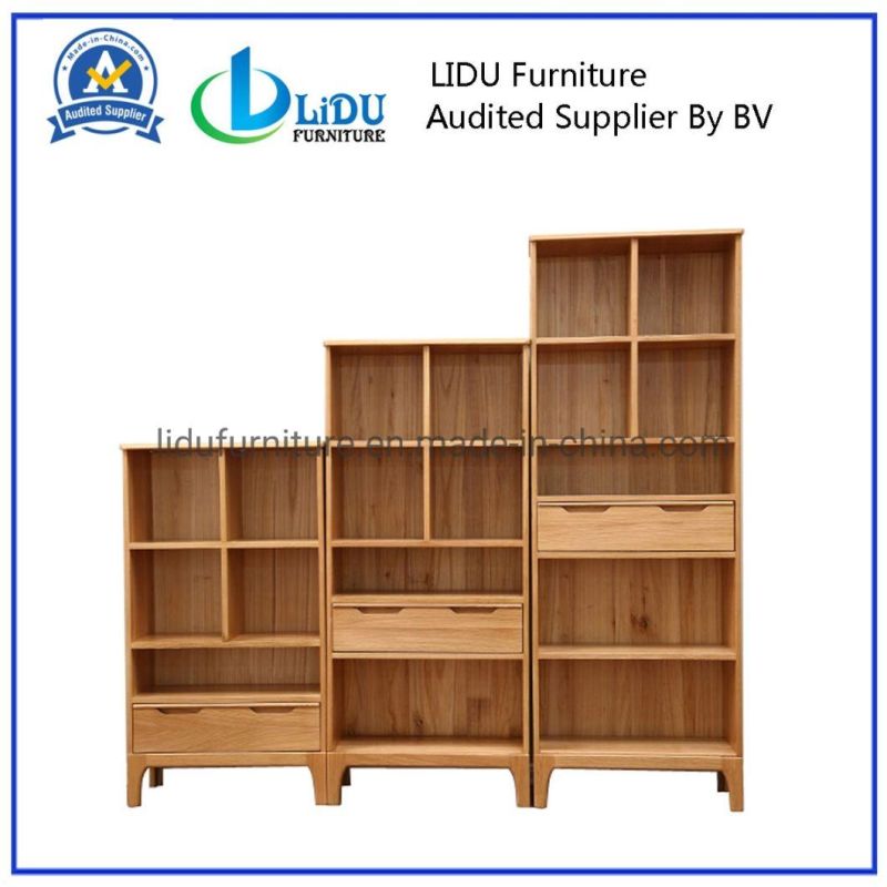 Large Size Wood Bookshelf Wooden Book Shelf Adjustable Shelves Bathroom Cabinet Wood Shelf