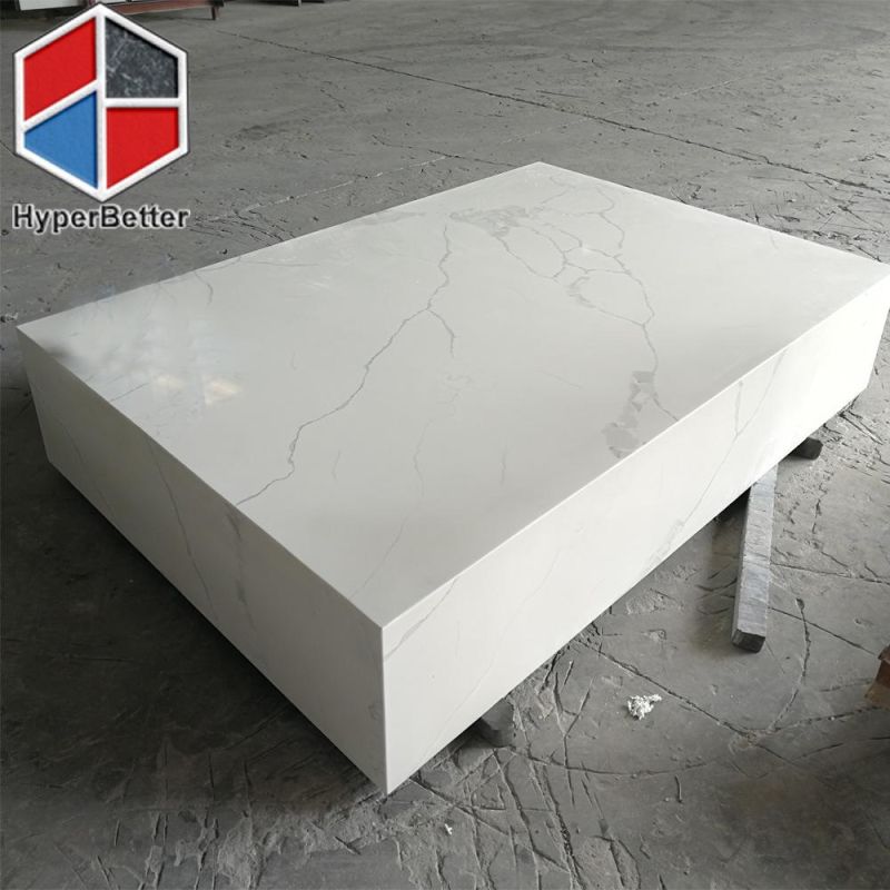 Creative Calacatta Viola Marble Center Table Plinth Table