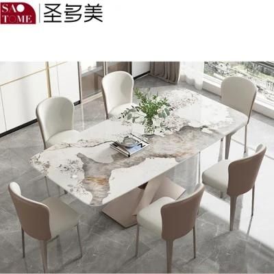 Modern Simple Popular Living Room Dining Room Furniture Net Dining Table