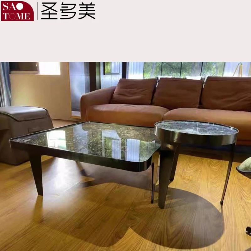 Modern Hotel Living Room Furniture Two Specifications of Four Legged Tea Table