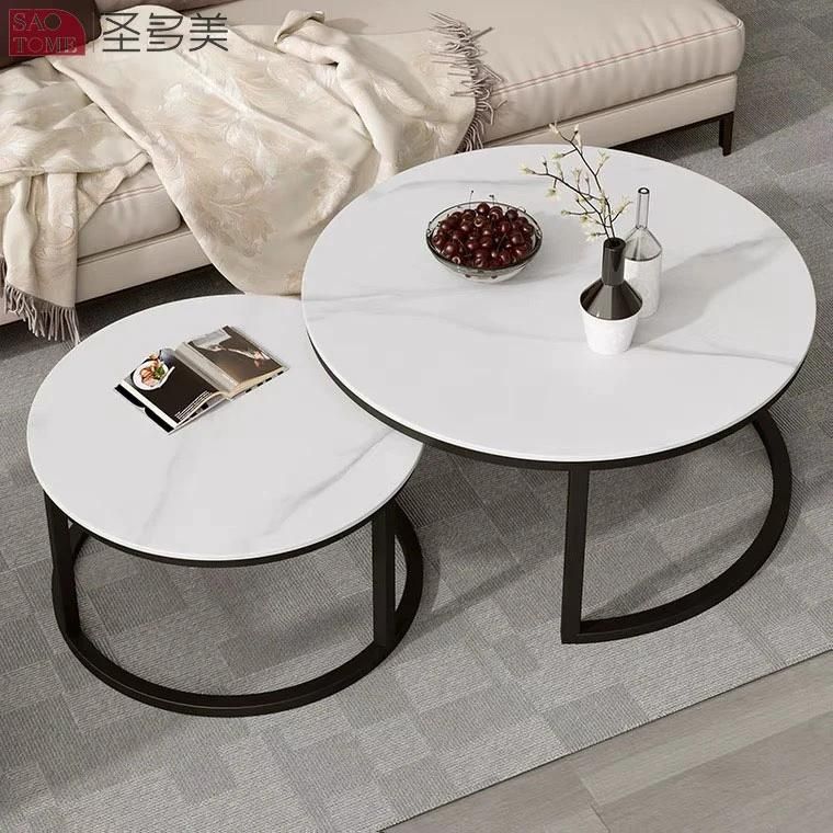 New Style Separate Home Furniture Living Room Coffee Table Metal Side Table Bedroom Table Melamine Laminated Tea Table