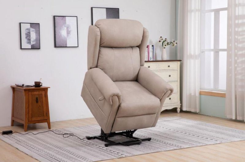 Jky Furniture Leather Power Electric Lift Chair with Heating and Massage Functions