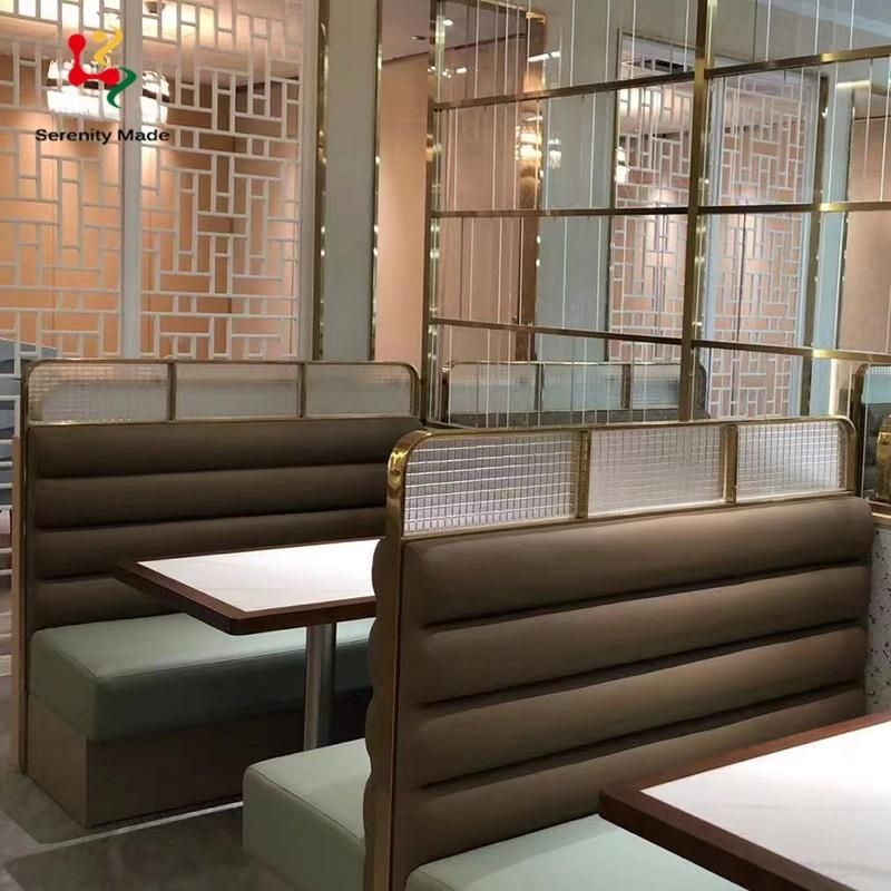 Modern Sofa Booth for Restaurant Cafe Stylish Banquet Seating