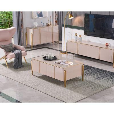 Home Hotel Bedroom Dining Living Room Furniture Set Metal Wooden Simple TV Stand