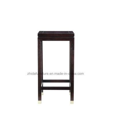 Oriental Antique Furniture Black Color Flower Stand