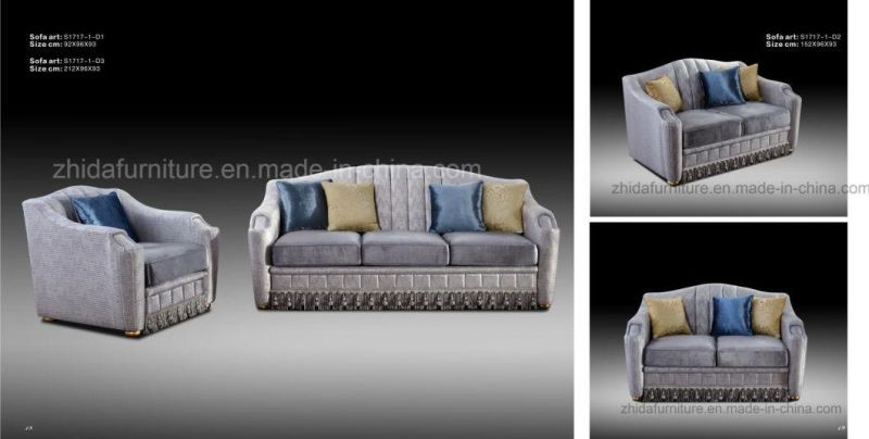 Luxury Classical Home Furniture Livingroom Fabric Sofa