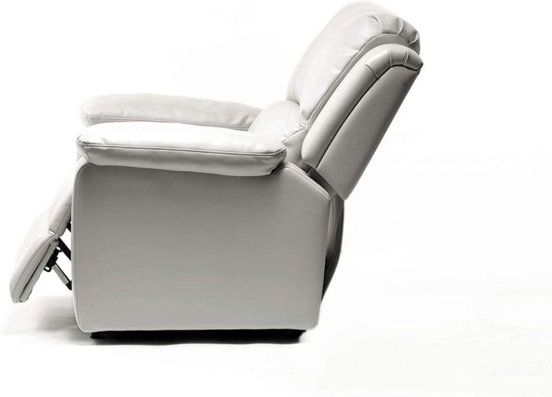 Jky Furniture Adjustable Leather Power Recliner Chair with Massage and Heating Functions for Living Room