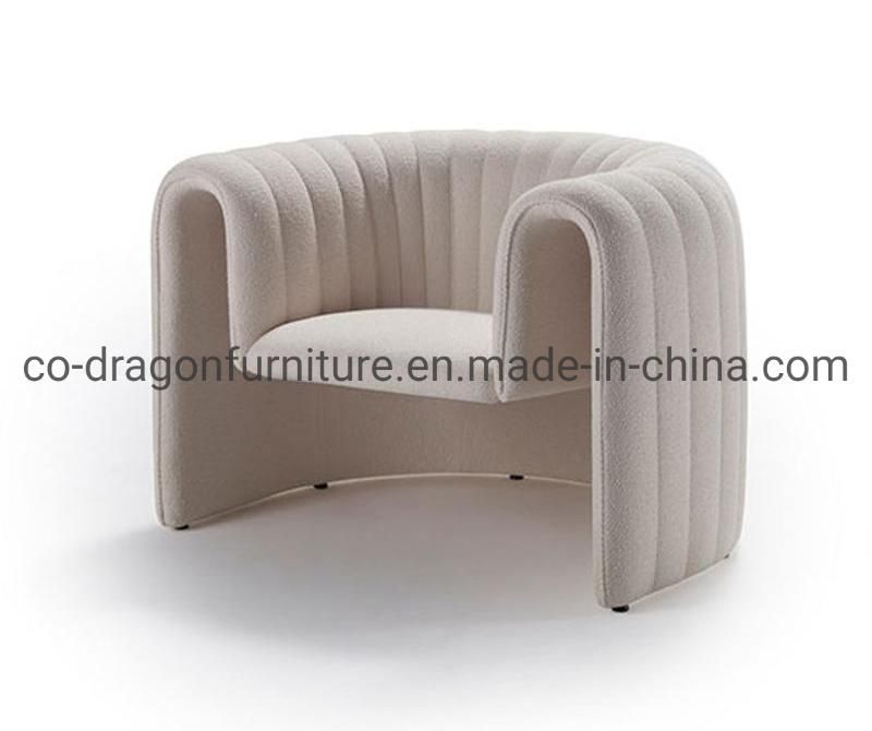 Unique Design Home Furniture Leather Leisure Sofa Chair with Arm